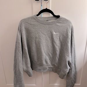 Nike Sportswear Phoenix Fleece Women's Over-Oversized Crewneck Sweatshirt - Gray